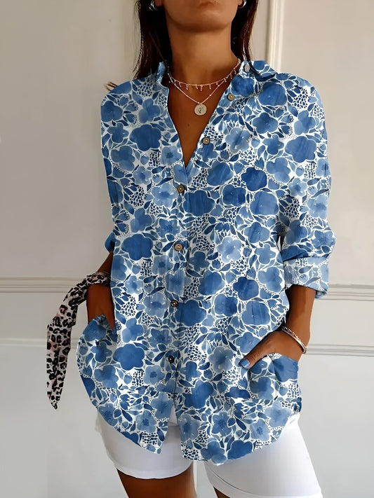 Amanda™ | Effortless Elegance Button-Up Shirt
